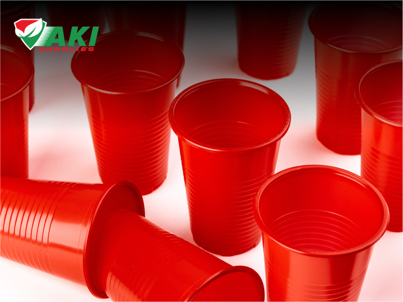 Plastic Cups; Sturdy and Clear